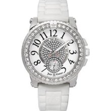 Juicy Couture Pedigree White Jelly Ladies Watch 1900702