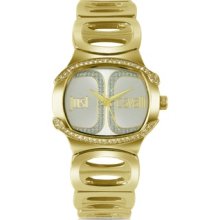 Just Cavalli Designer Women's Watches, Born JC - Golden Dial Bracelet Watch