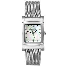Kenneth Cole New York Steel Mesh Mother-of-pearl Dial Women's watch #KC4805