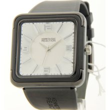 Kenneth Cole Reaction Men's Large Black Polyurethane Casual Watch RK12