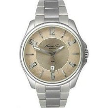 Kenneth Cole York Classic Grey Dial Men's Watch Kc3940 Date
