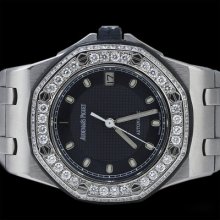 Ladies Audemars Piguet Lady Royal Oak Stainless Steel Diamond Automatic