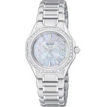 Ladies' Citizen Eco-Drive Signature Octavia Series Diamond and Mother-