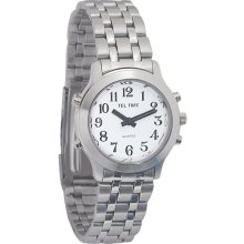 Ladies Classic Chrome Talking Watch