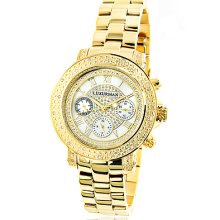 Ladies Diamond Watch 0.30 ct Luxurman Yellow