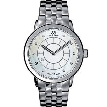 Ladies' Double 8 Origin Diamond Watch with Mother-of-Pearl Dial
