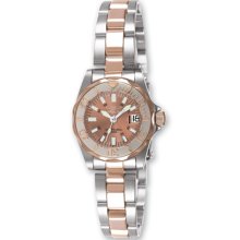 Ladies Invicta Pro Diver Rose-tone Dial Quartz Watch