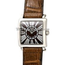 Ladies Large Franck Muller Master Square White Gold 6002MQZR Watch