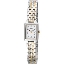 Ladies Seiko Quartz Sxgl61 White Dial Two Tone Stainless Steel Watch