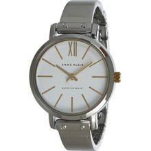 Ladies' Silver-Tone Bangle Bracelet Watch