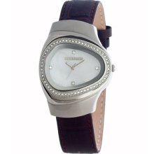 Lambretta Milio Mid Ladies Watch with Brown Leather Band