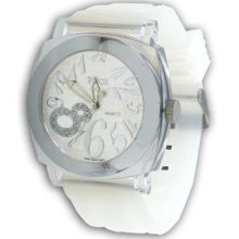 Latest Trendy Frosty Ice Round Tocs Watches W/ Gift Box