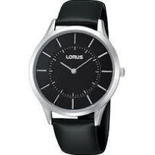 Lorus By Seiko Gents Leather Strap Watch Rta23ax9