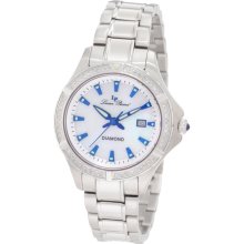 Lucien Piccard Women's 28120SL Diamond Accented Mother-Of-Pearl Dial Stainless Steel Watch
