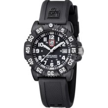 Luminox Ladies Evo Colormark Black Dial Round Case White Accents Watch 7051