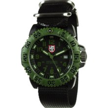 Luminox Olive Drab Military 3040 Series Watch Black/Olive Drab/Nato Blk/Alt Nato Grn, One Size