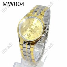 Luxury Dial Quartz Hand Man Woman Sport Dress Wrist Watch Steel Mw004