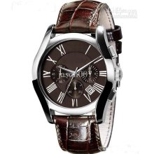 Luxury Men Mechanical Watches Watch Ar0671 Quartz Chronograph Brown