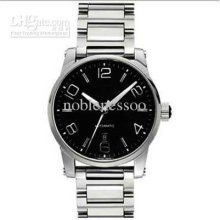Luxury Mens Timewalker Automatic Stainless Steel Black Dial Automati