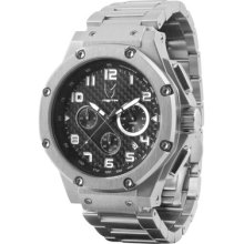 Meister MSTR Watch Ambassador Silver Black AM104SS Stainless Steel