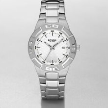 Men`s Stainless Steel Classic Sport Watch W/ Silver Dial