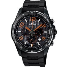 Men's casio edifice black lable chronograph watch efr516pb-1a4v