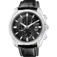 Mens Citizen Eco Drive Titanium Collection Watch in Titanium with ...