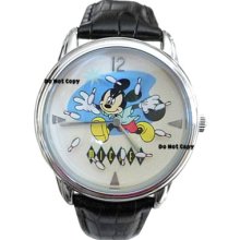 Mens Disney Mickey Mouse Bowling Pin Animated Watch