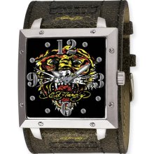 Mens Ed Hardy Warrior Tiger Watch