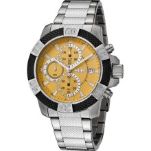 Mens I by Invicta Steel ChronoGraph Rotating Bezel Date Watch 41691-00