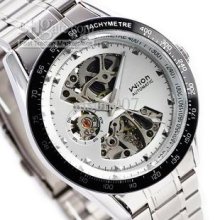 Mens Luxury Automatic Mechanical Watches For Men Wilon Stainless Ste