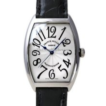 Mens Medium Franck Muller Cintree Curvex White Gold 6850SC Watch