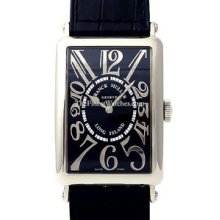 Mens Medium Franck Muller Long Island White Gold 1000SCREL Watch