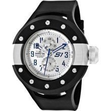 Men's S1/Vintage Silver Dial Black Polyurethane ...