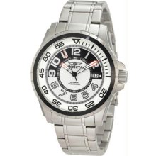 Men's Specialty Automatic Professional Stainless Steel Case and Bracelet Silver