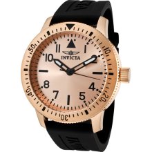 Men's Specialty Rose Dial Black Polyurethane