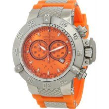 Men's Stainless Steel Subaqua Noma III Diver Orange Dial Chronograph