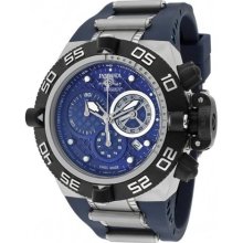 Men's Subaqua/Noma IV Chronograph Blue Dial Blue Polyurethane ...