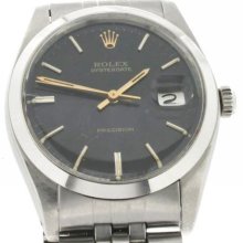 Men's Vintage Stainless Steel ROLEX Oyster Date Precision Model 6694 w