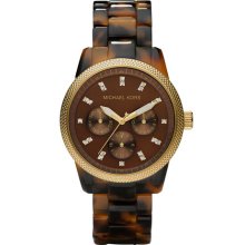 Michael Kors 'Jet Set' Bracelet Watch, 38mm Tortoise