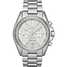 Michael Kors Mk5535 Men's Watch Quartz Chronograph Silver Dial Date Display