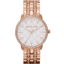 Michael Kors Women's Goldtone Brown Dial Watch MK3183