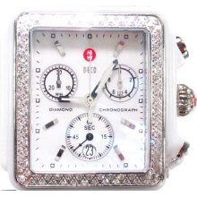 Michele Diamond Watch H Color Deco White Ceramic MWW06F000002 0.60ct