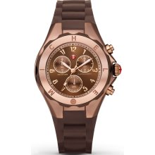 Michele MWW12F000063 Tahitian Jelly Bean Brown Silicone Women's Watch