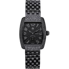 Michele Urban Mini Black Pvd Noir Diamond Bracelet Ladies Watch Mww02a000511