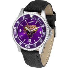 Minnesota State Mavericks Competitor AnoChrome Men's Watch with Nylon/Leather Band and Colored Bezel