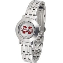 Mississippi State Bulldogs Ladies Stainless Steel Watch