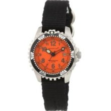 Momentum Womens 1M-DV01O8B M1 Orange Dial Black Re-Ply Nylon Dive