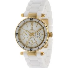 Momentus Stainless Steel White Polycarbonate Band White Dial with ...