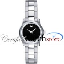 Movado 0605106 Watch Junior Sport Mens Black Dial Quartz Movement 605106